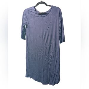 Elegant Purple Midi Dress